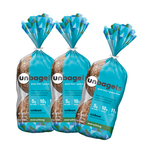 Unbun Everything Bagels - 3 Pack