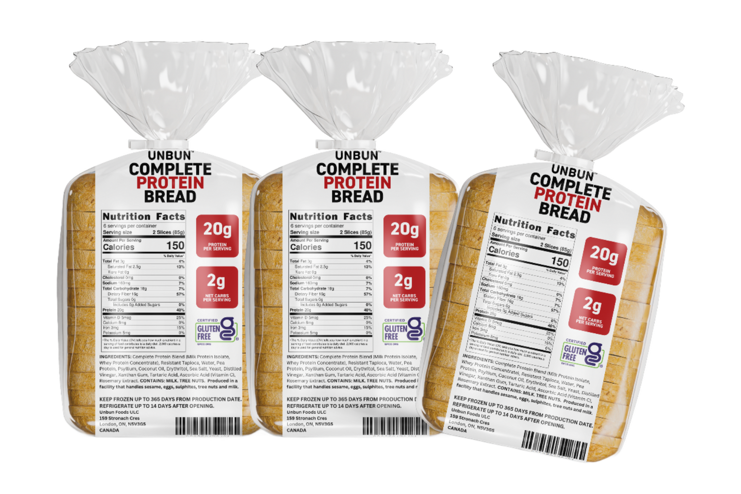 Complete Protein Bread - 3 Pack