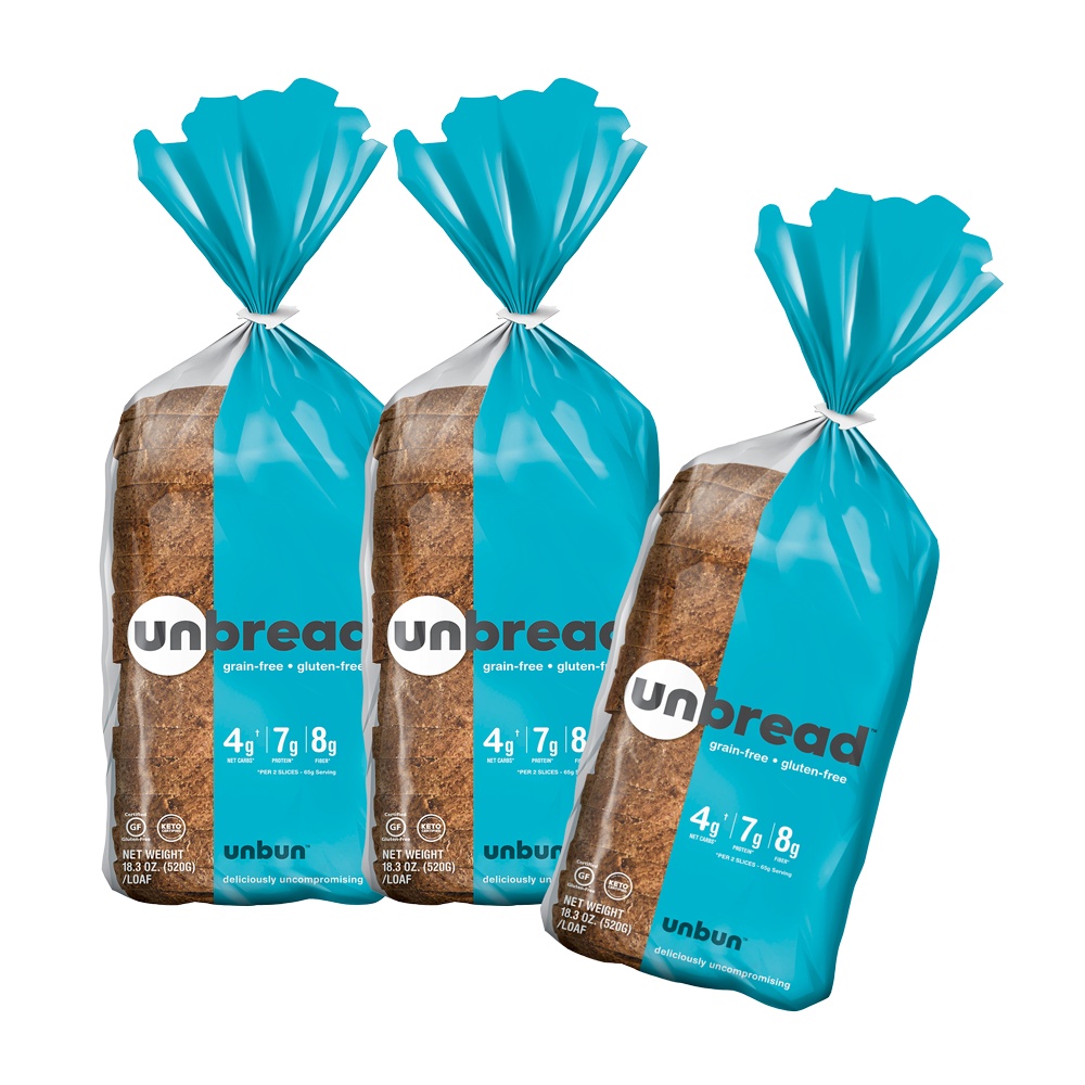Unbun Bread - 3 Pack