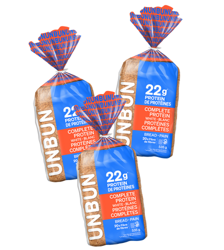 Unbun Complete Protein Bread - 3 Pack