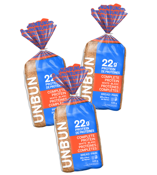 Unbun Complete Protein Bread - 3 Pack