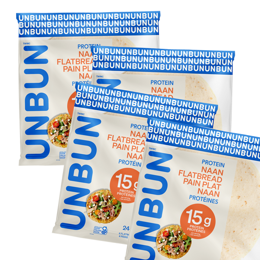 Unbun Complete Protein Naan - 4 Pack